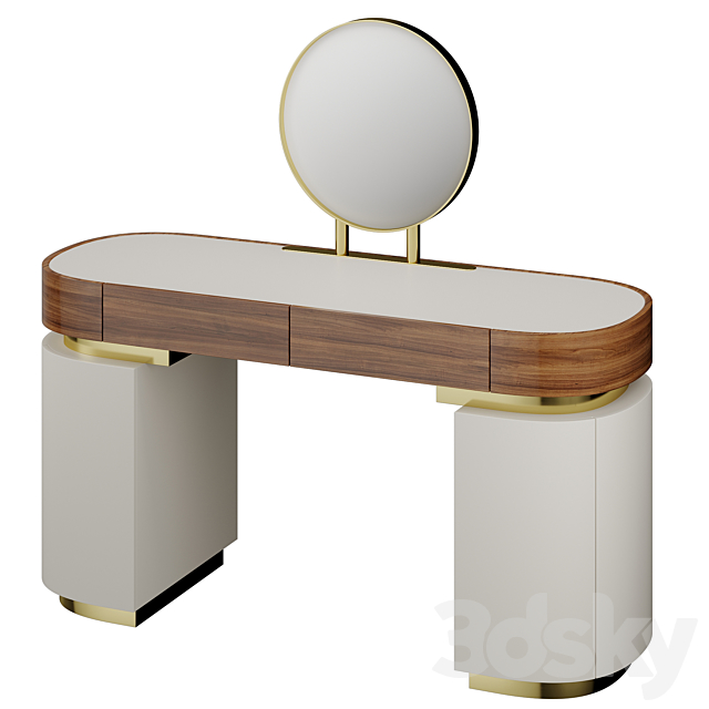 Dressing table CLAIRE By HOMMES 3ds Max - thumbnail 3