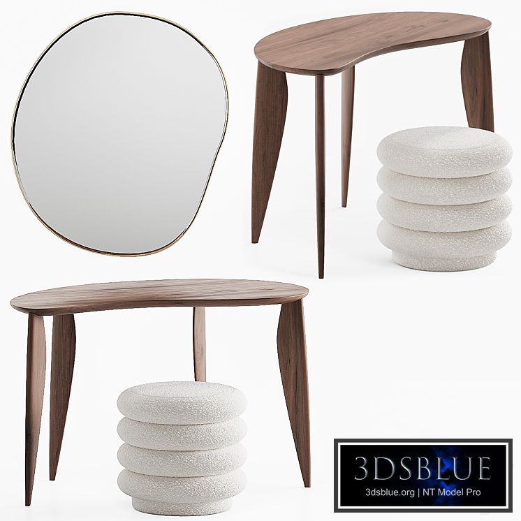 Dressing table Ferm Living 3DS Max - thumbnail 3