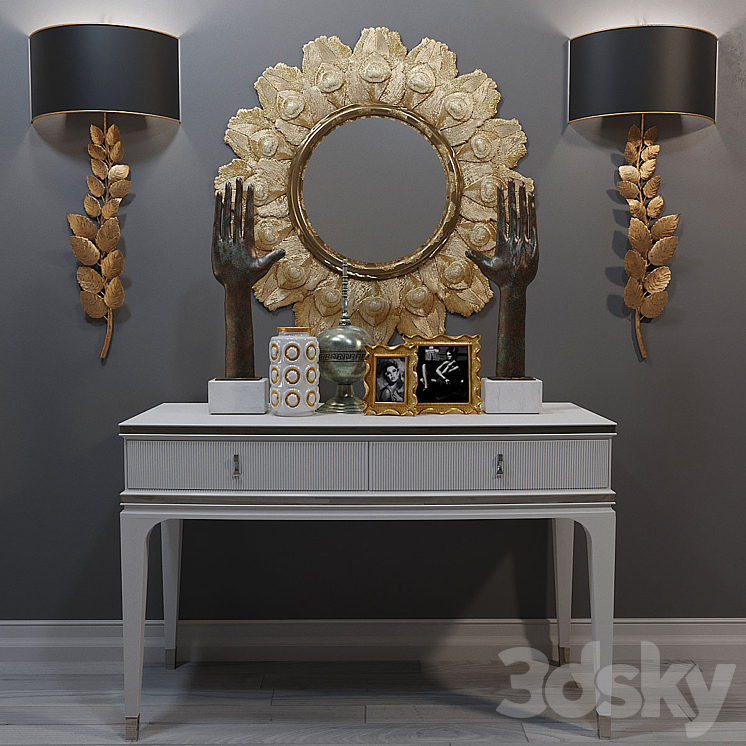 Dressing table Fratelli Barri RIMINI 3DS Max - thumbnail 1