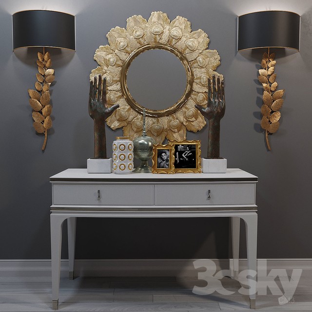 Dressing table Fratelli Barri RIMINI 3DS Max - thumbnail 3