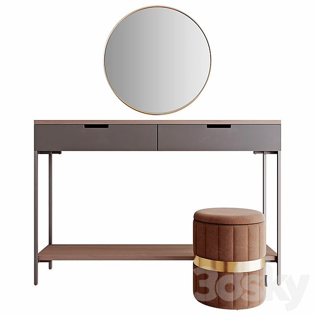 Dressing table Garda Decor 40AD-CST070 3DSMax File - thumbnail 1