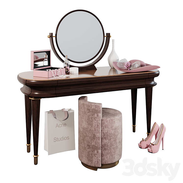 Dressing table GRAN DUCA_Prestige 3DS Max - thumbnail 1