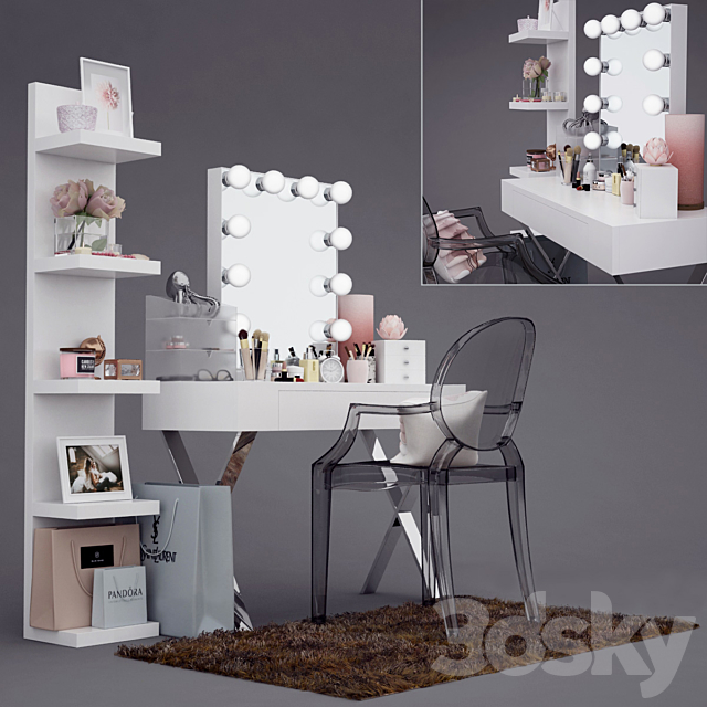 Dressing table I Dressing table 3ds Max - thumbnail 1