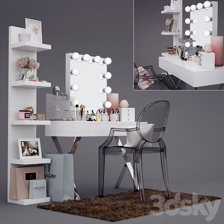 Dressing table I Dressing table 3DS Max - thumbnail 1