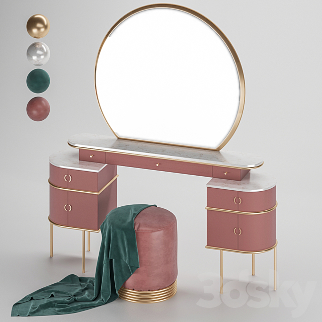 Dressing Table Idea 2020 3DSMax File - thumbnail 1