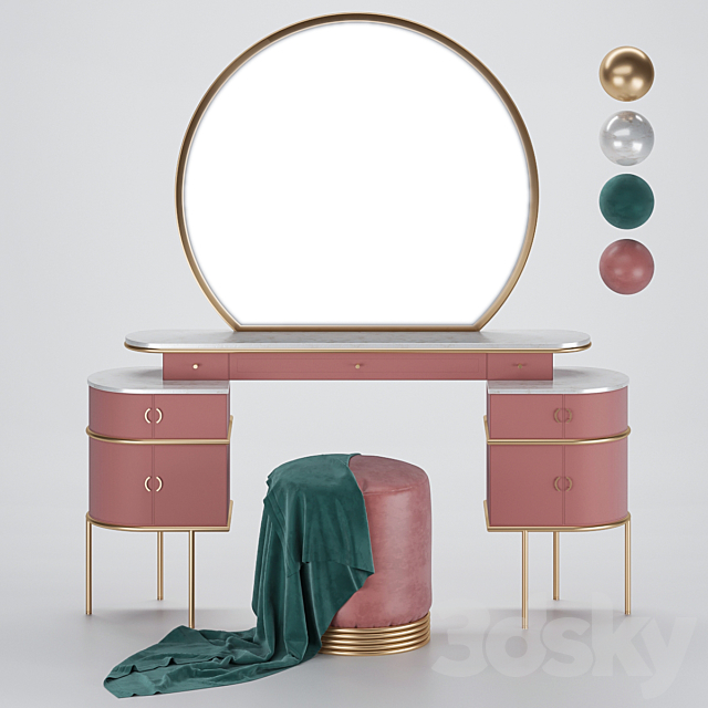 Dressing Table Idea 2020 3DSMax File - thumbnail 2