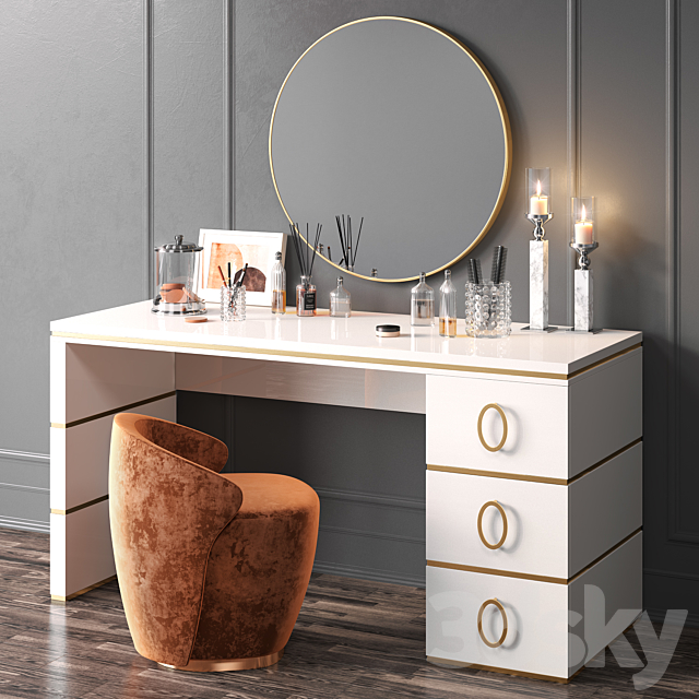 Dressing table KIA by Capital Collections 3ds Max - thumbnail 1