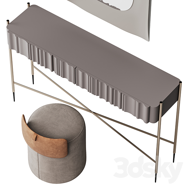 Dressing table Koza Home 3DS Max Model - thumbnail 5