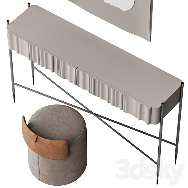 Dressing table Koza Home 3DS Max Model - thumbnail 6