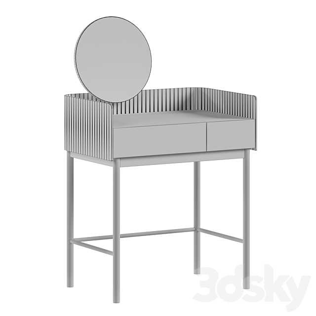 Dressing table Lazar (La Redoute Interieurs) 3DS Max Model - thumbnail 2