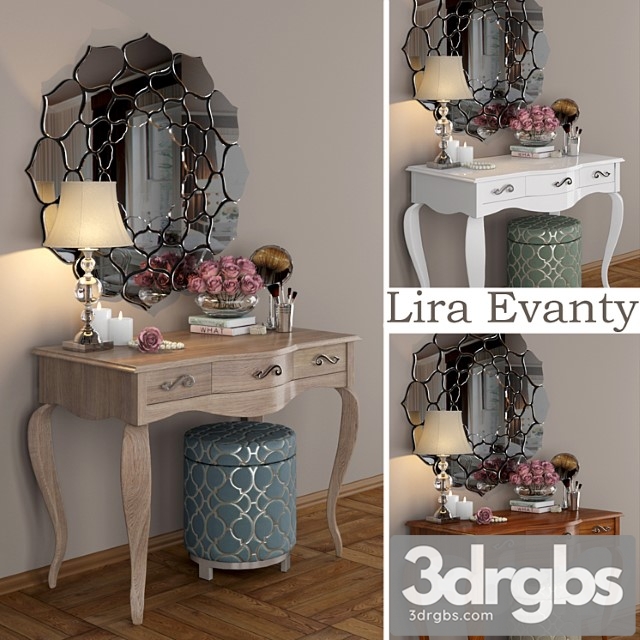 Dressing table lira from evanty 2 3dsmax Download - thumbnail 1