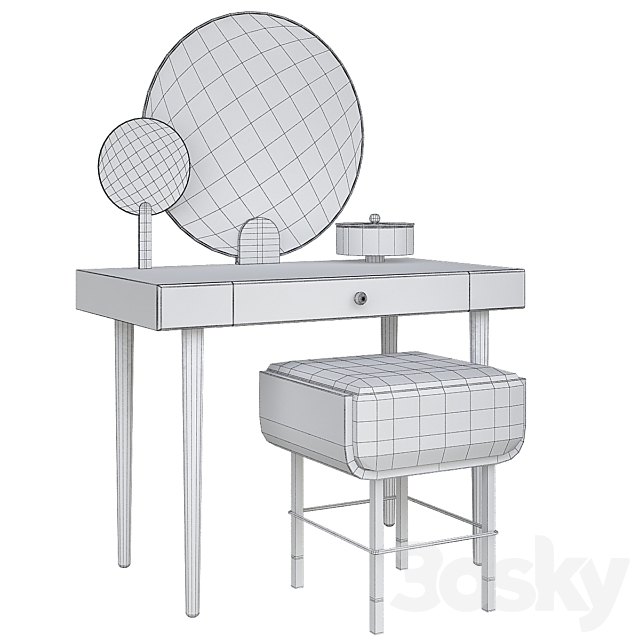 Dressing table Maison Dada launches furniture 3DSMax File - thumbnail 2