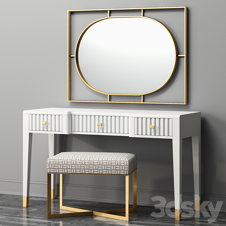 Dressing Table Mini Pixel 02 by Rooma Design 3DS Max - thumbnail 1