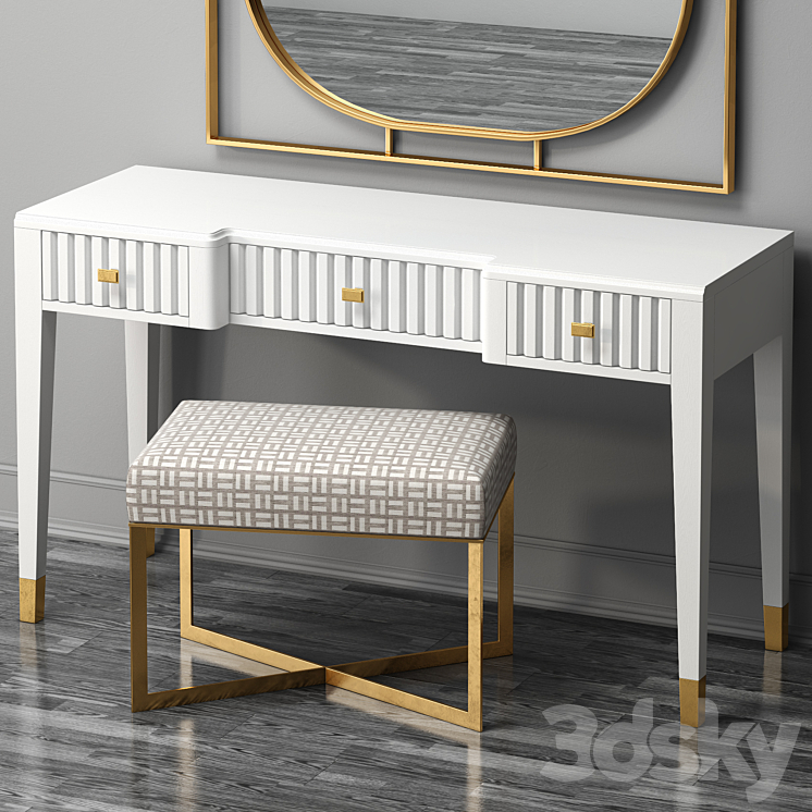 Dressing Table Mini Pixel 02 by Rooma Design 3DS Max - thumbnail 2