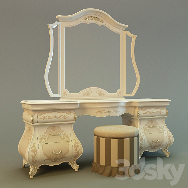 Dressing table Monreale 3DSMax File - thumbnail 1