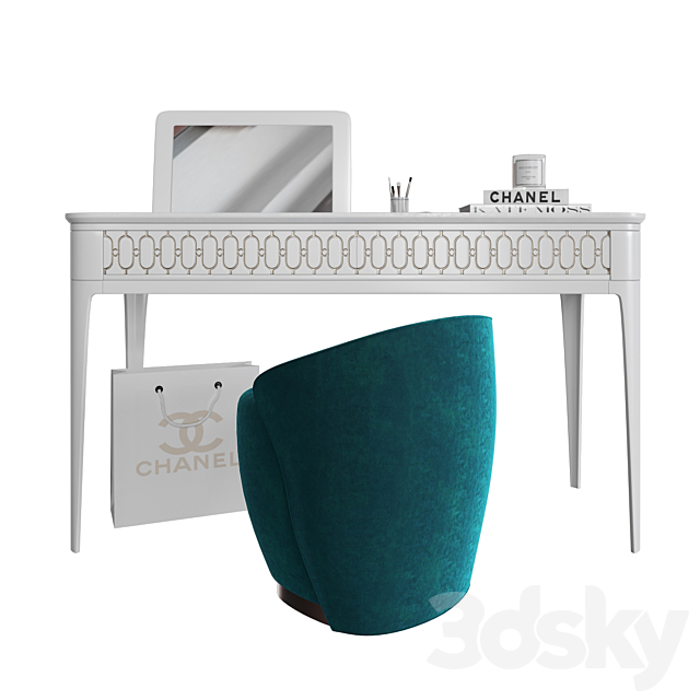 Dressing table Mugali MARIA 3ds Max - thumbnail 2