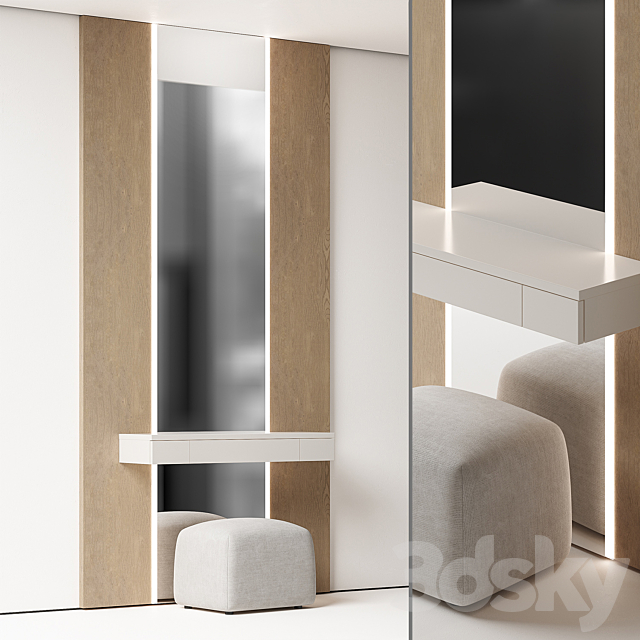 Dressing table NG5 3ds Max - thumbnail 3