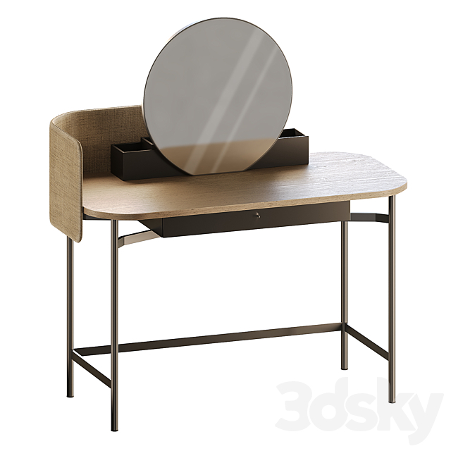 Dressing table Ninfea by Novamobili 3DS Max Model - thumbnail 2