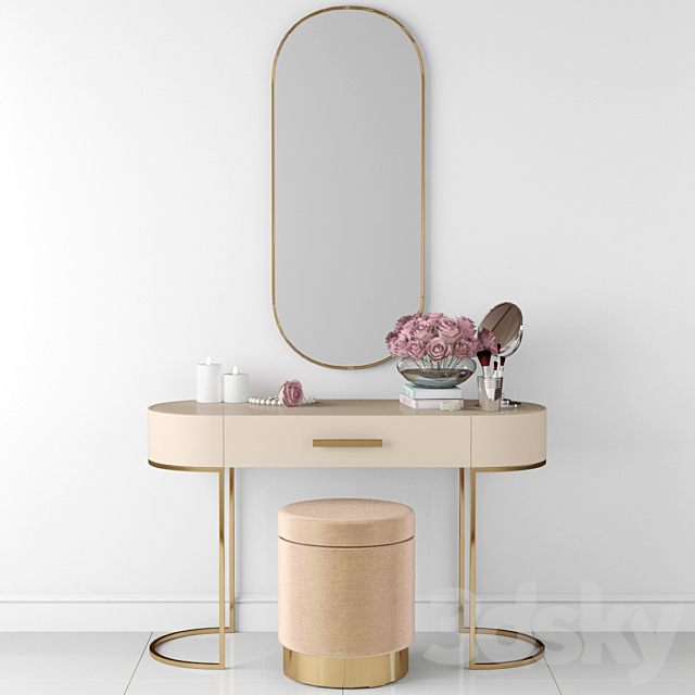 Dressing table of Elegant from Cazarina 3ds Max - thumbnail 1