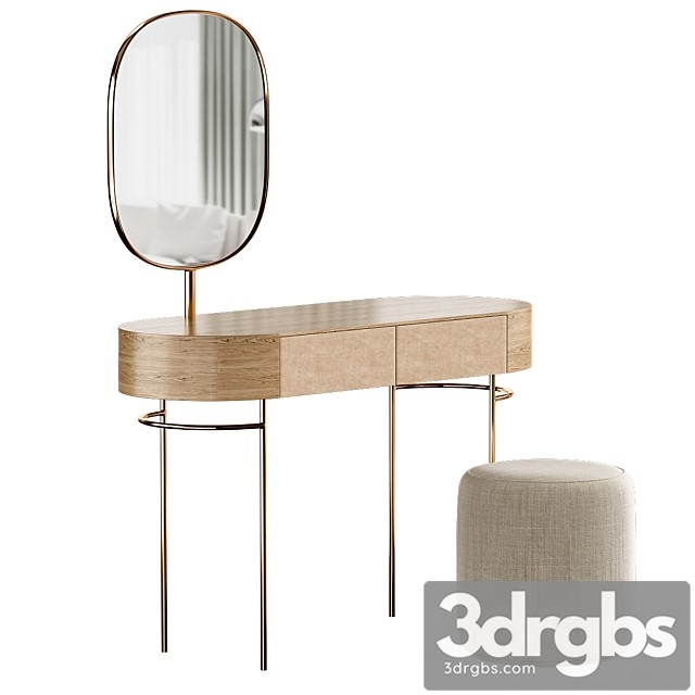 Dressing Table PAD Geneve 3dsmax Download - thumbnail 1