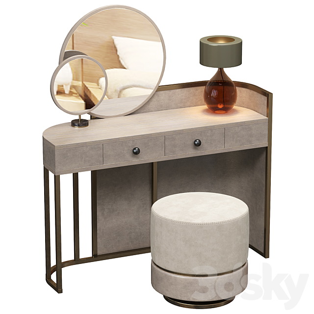 Dressing table PARMA Frato 2020 3DS Max Model - thumbnail 3