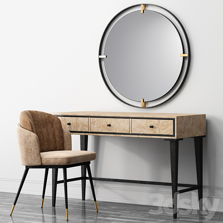 Dressing table PRADO by Rooma Design 3DS Max Model - thumbnail 1