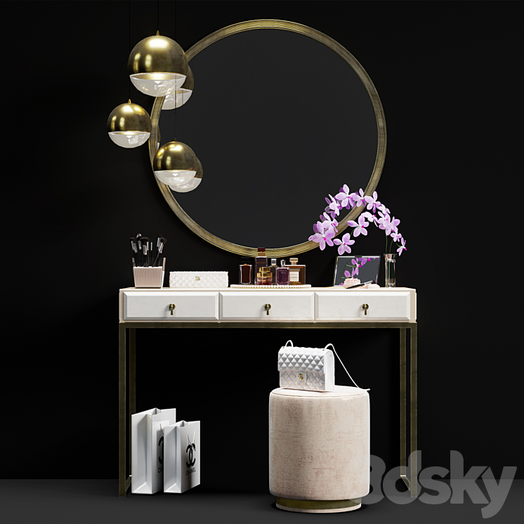 Dressing Table The Sofa & Chair Company 3DS Max - thumbnail 1