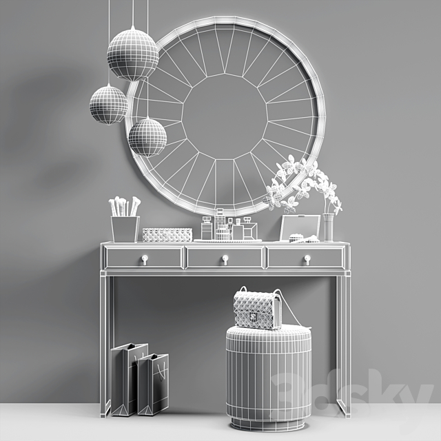 Dressing Table The Sofa & Chair Company 3DSMax File - thumbnail 3