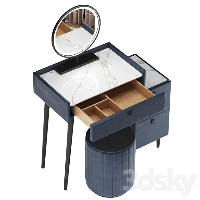 Dressing table “Vermont” 3ds Max - thumbnail 2