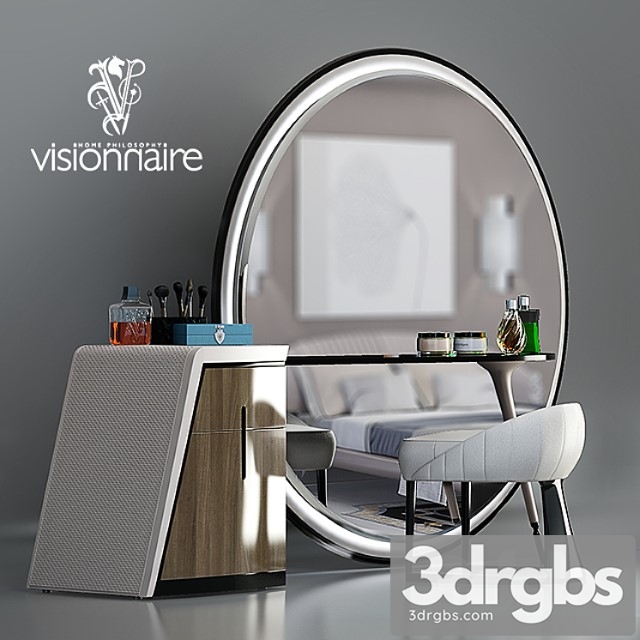 Dressing table visionnaire – westley 2 3dsmax Download - thumbnail 1