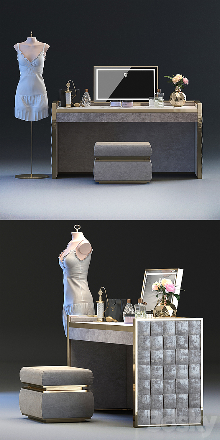 Dressing table Vissionaire – Titania 3DS Max - thumbnail 2