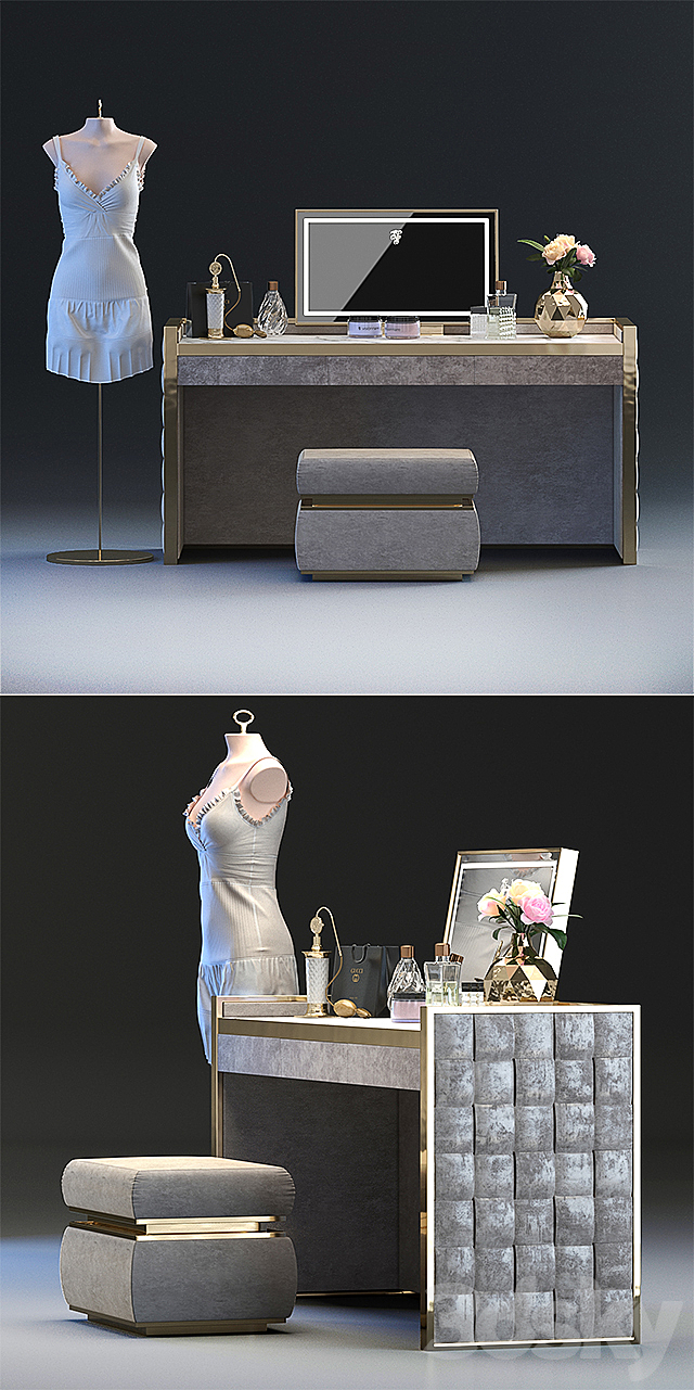 Dressing table Vissionaire – Titania 3DSMax File - thumbnail 2