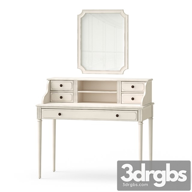 Dressing Table With A Mirror 3dsmax Download - thumbnail 1