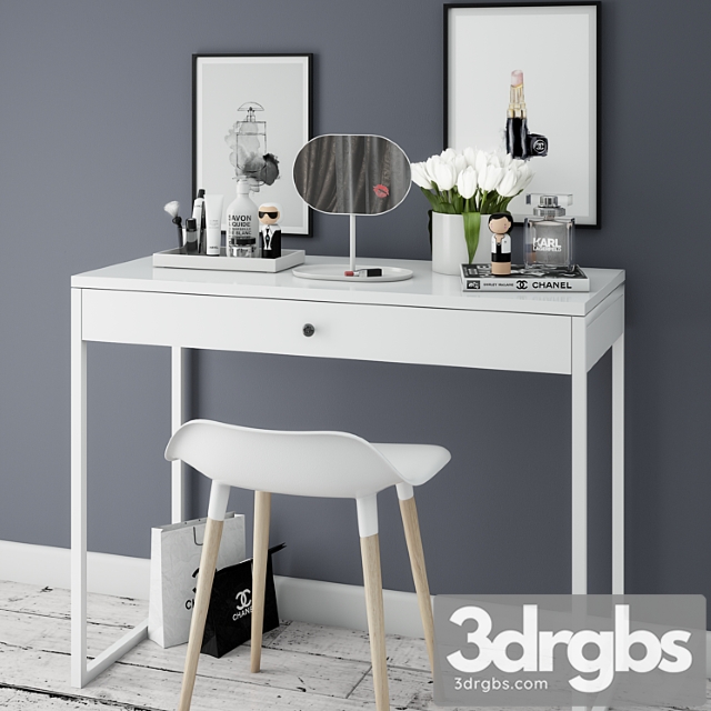 Dressing table with decoration 2 3dsmax Download - thumbnail 1
