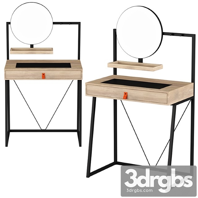 Dressing Table With Drawer Lou But Coiffeuse Avec Tiroir Lou 1 3dsmax Download - thumbnail 1