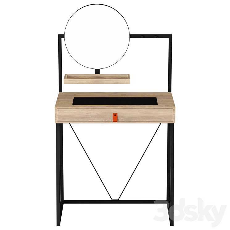 Dressing table with drawer LOU | BUT | Coiffeuse avec tiroir LOU 3DS Max - thumbnail 2