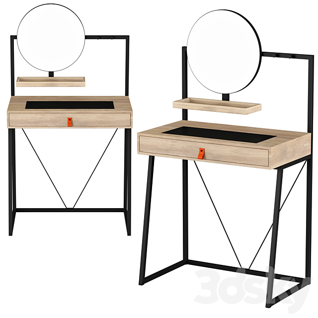 Dressing table with drawer LOU | BUT | Coiffeuse avec tiroir LOU 3DSMax File - thumbnail 1