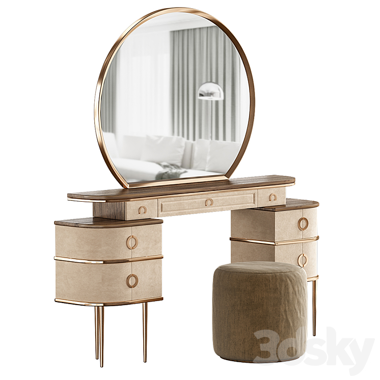 Dressing table ZELDA – Devon & Devon 3DS Max - thumbnail 1