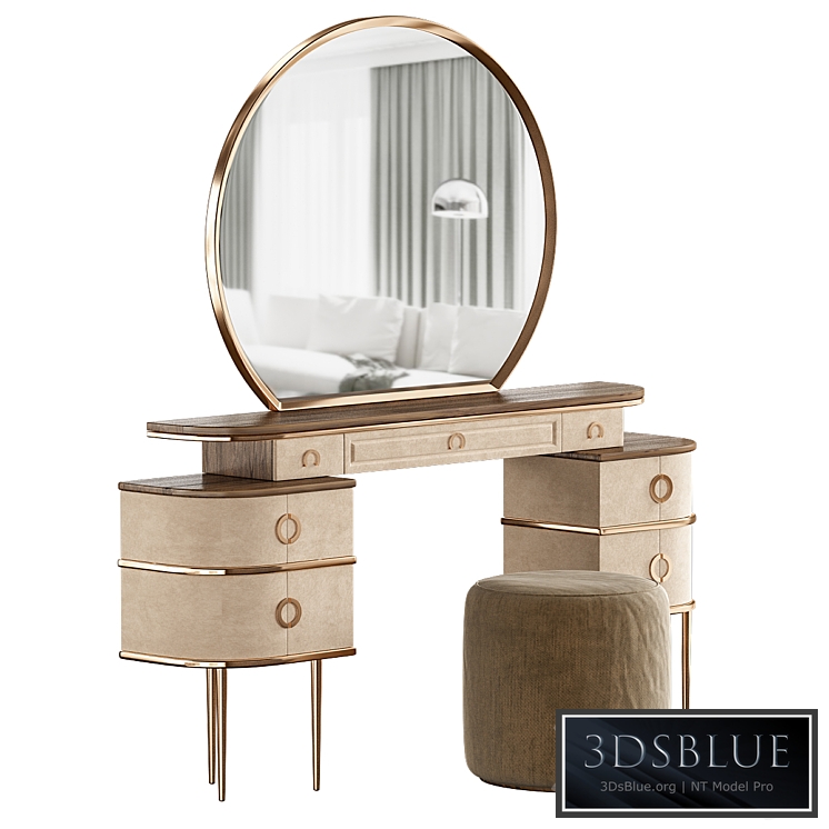 Dressing table ZELDA – Devon & Devon 3DS Max - thumbnail 3