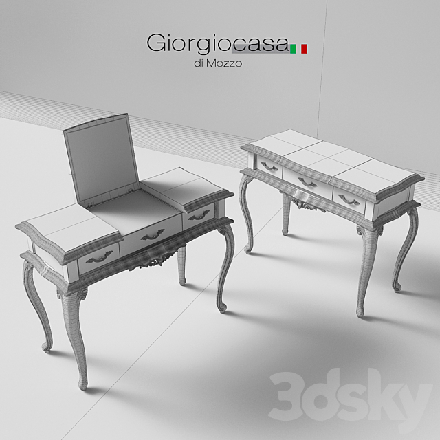 Dressing table_Giorgiocasa_art 27C 3DS Max Model - thumbnail 3