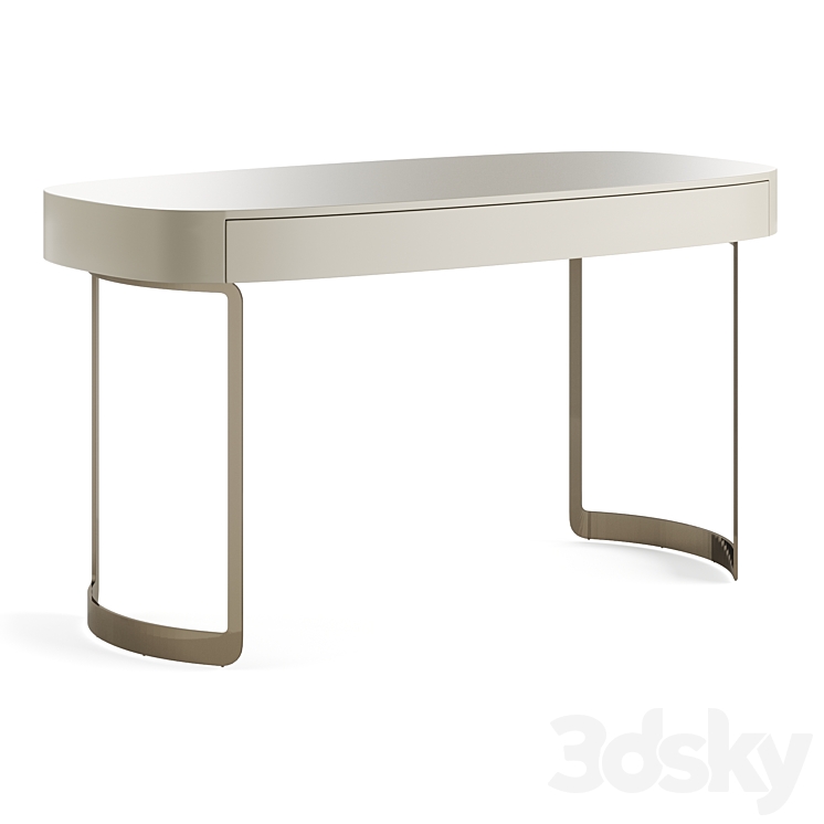 FENDI CASA MOONLIGHT LACQUER LADY DESK 3DS Max - thumbnail 1