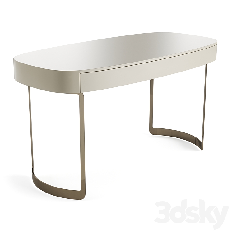 FENDI CASA MOONLIGHT LACQUER LADY DESK 3DS Max - thumbnail 2