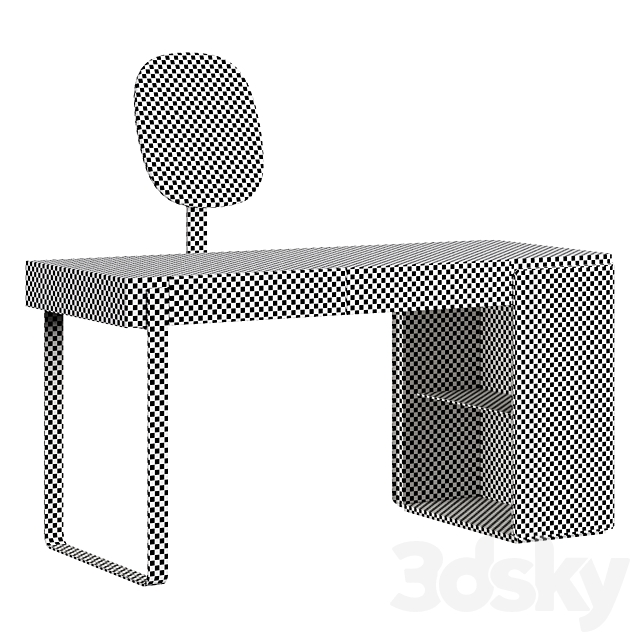 Fendi Icon Lady Desk 2023 3DS Max Model - thumbnail 7