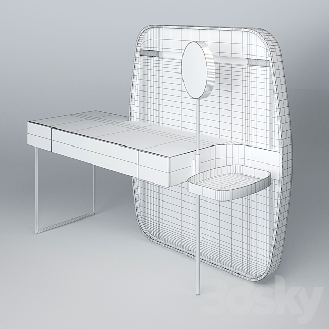 Fimes Console Vanity 3ds Max - thumbnail 3