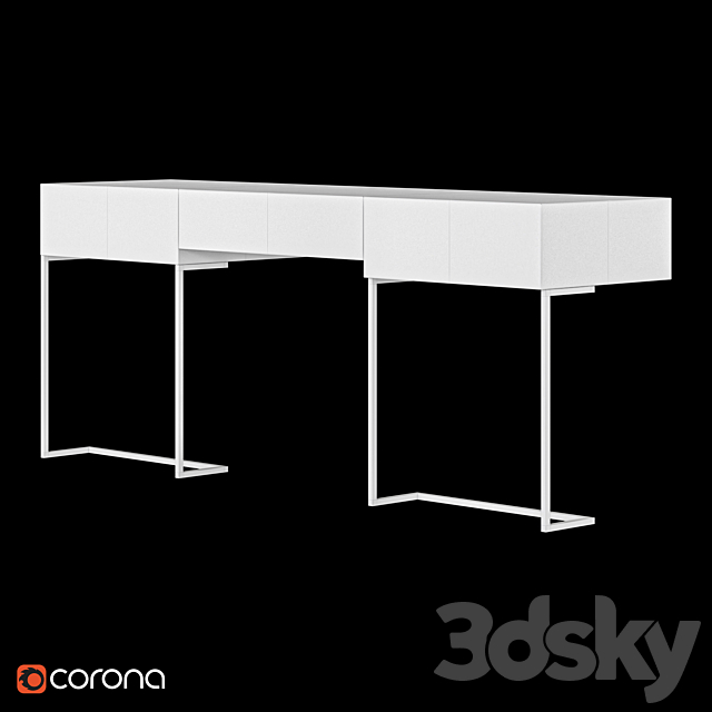 GALA Febal Casa | Dressing table 3ds Max - thumbnail 2