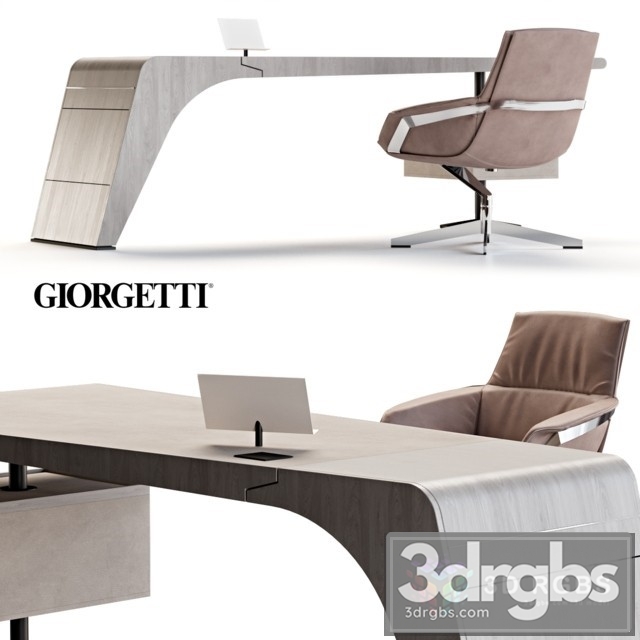 Giorgetti Tenet Dressing Table 3dsmax Download - thumbnail 1