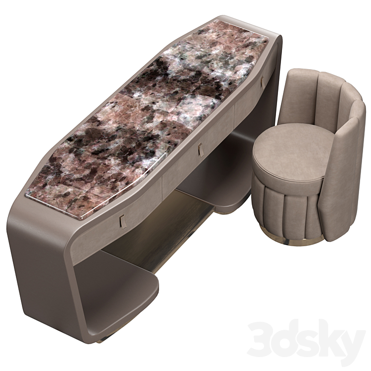 Grilli PRISMA Dressing table 3DS Max - thumbnail 2