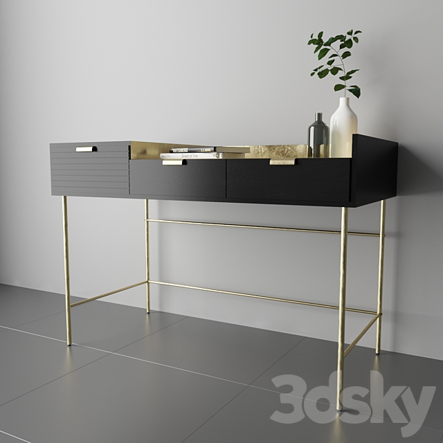 JAGGER Drawer Desk _ Maisonsdumonde 3DSMax File - thumbnail 2