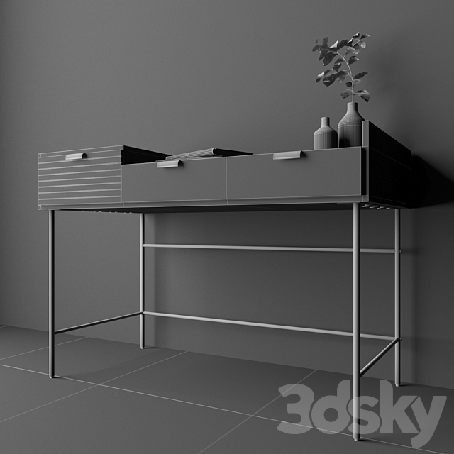 JAGGER Drawer Desk _ Maisonsdumonde 3DSMax File - thumbnail 3