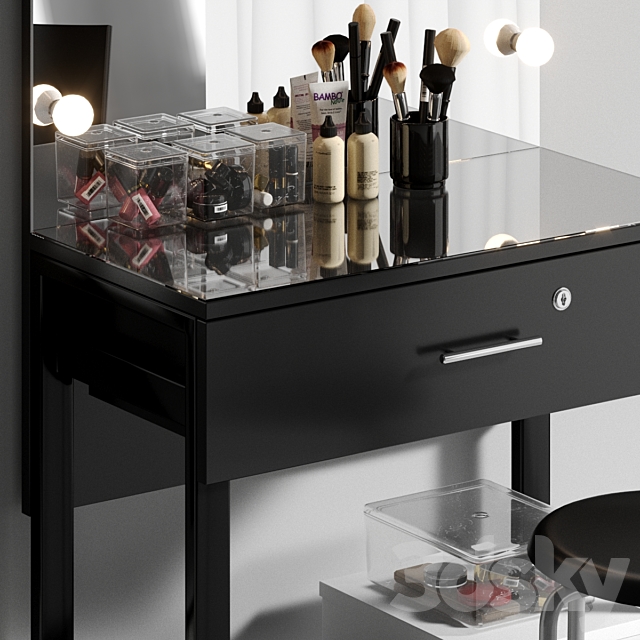 Johny Wood Dressing Table 3DSMax File - thumbnail 2